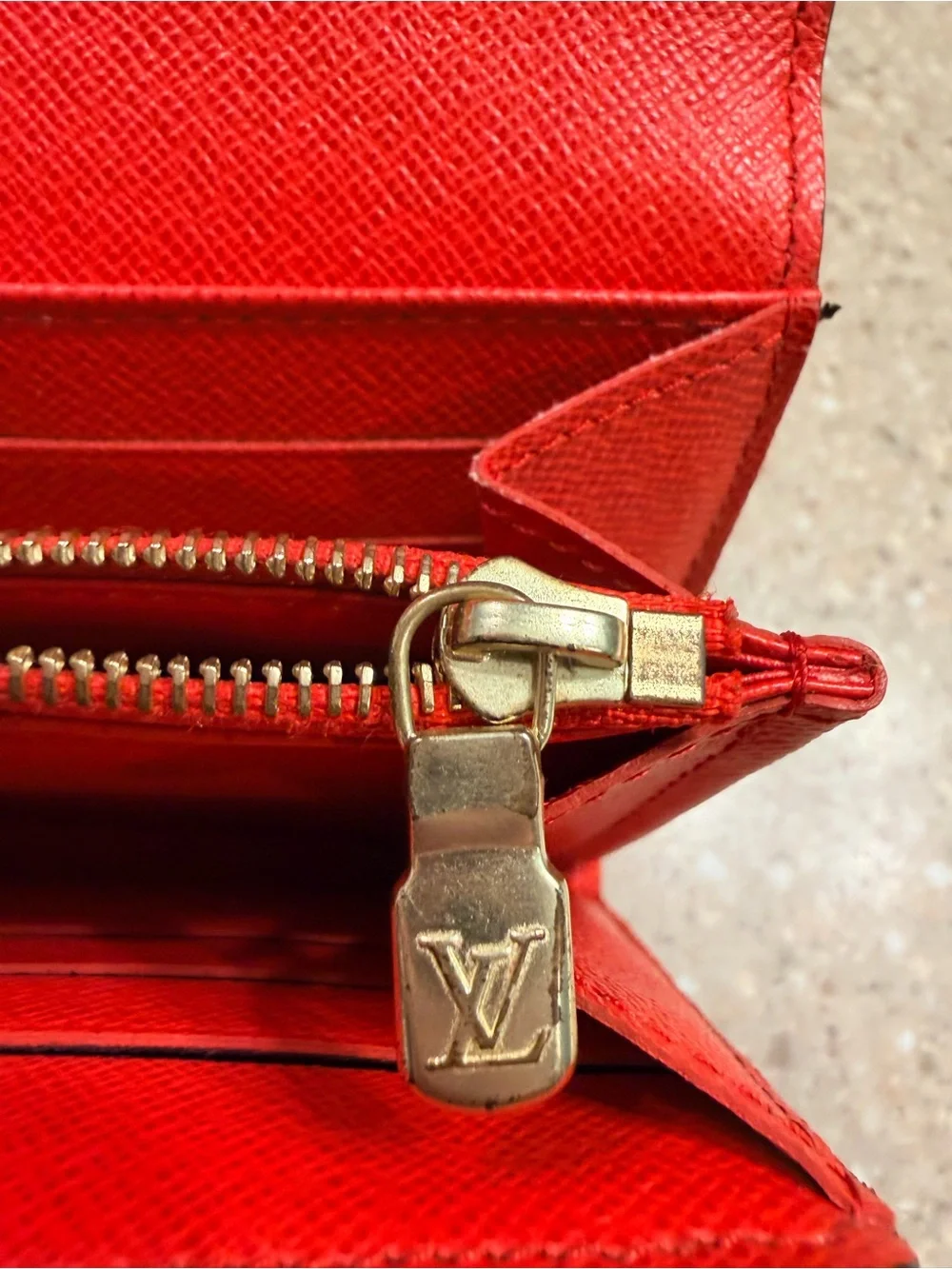 Louis Vuitton Sarah Monogram Canvas Envelope Wallet